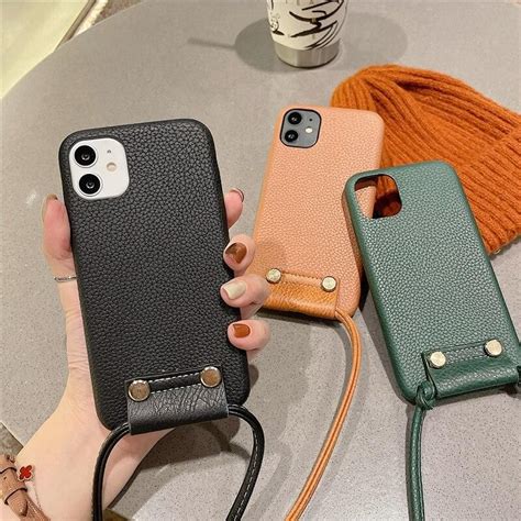 designer phone case with strap.